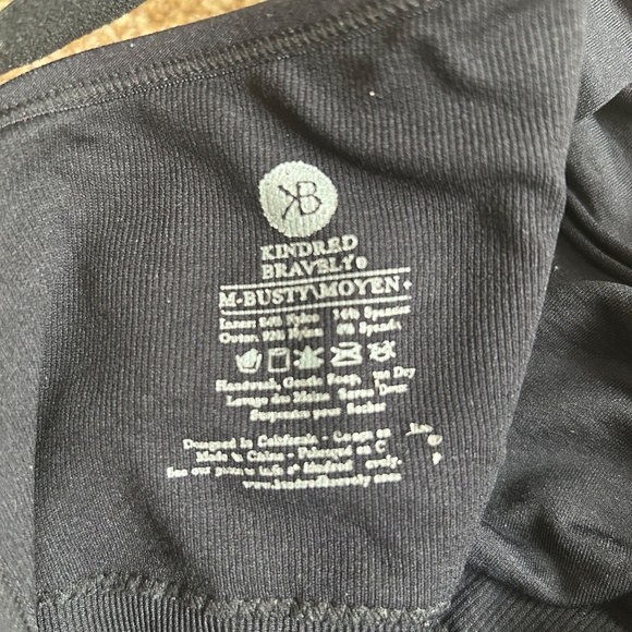 Maternity KINDRED BRAVELY NURSING BRAS*Bundle of 2*Medium/Busty*Black & Nude - Picture 4 of 12